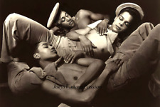1918 African American Sailors Navy Men Asleep WW1 Gay Int 4