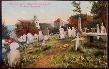 Vintage Postcard 1907-1915 Buriall Hill Cemetery, Plymouth, Massachusetts (MA) picture