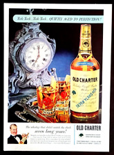 Old Charter Kentucky Bourbon Original 1959 Vintage Print Ad picture