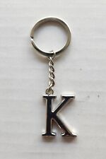 Keychain - The Letter K - Sterling Silver - 3.5' inches picture