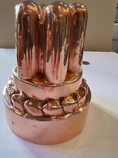 Antique English copper jelly mould-late 19th c. Benham Froud #497, Cross/Orb picture
