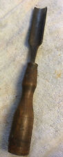 vintage W Butcher Casteel 1 inch gouge/Chisel ￼wood handle used picture
