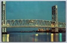 Alsop Bridge bridge Jacksonville  Florida chrome Postcard picture