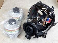 NBC Gas Mask Military-Grade SGE 400/3 Comes with TWO 40mm NATO CBRN Filters, NIB picture