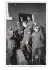 WW2 WWII German Army Military wartime photo Soldiers chatting picture