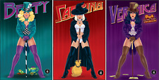 Betty Veronica Sabrina #1 Sam Payne Zatanna Homage Set NM w/ COA picture