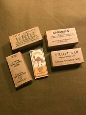 WWII US Army Marine Corps K-Ration Box set Jungle ration, Mountain ration* picture