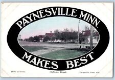 Paynesville Minnesota MN Postcard Makes Best Hoffman Street Scene 1910 Unposted picture