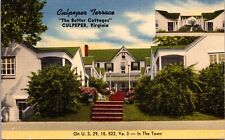 Linen Postcard Culpeper Terrace in Culpeper, Virginia~136758 picture
