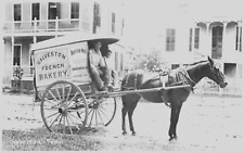 Postcard Galveston, Texas French Bakery Horse Delivery Reprint #10095 picture