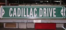automotive metal signs Cadillac man cave street sign picture