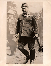 RARE WWII JAPANESE GENERAL TOMOYUKI YAMASHITA PORTRAIT PRESS PHOTO 1944 C46 picture
