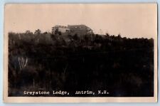 Antrim New Hampshire NH Postcard RPPC Photo Greystone Lodge c1910's Antique picture