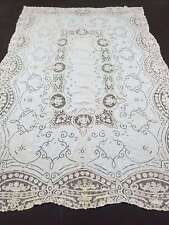 Vintage hand made mixed lace tablecloth 250x164cm picture