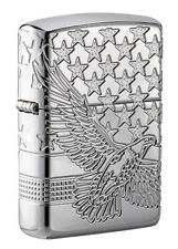 Zippo Patriotic Design High Polish Chrome Windproof Lighter, 49027 picture