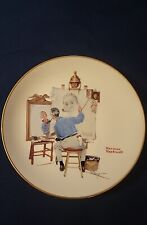Norman Rockwell Triple Self Portrait Plate Gorham Fine China Post Cover 2/13/60 picture
