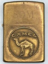 Vintage 1932-1992 Camel Beast Emblem Solid Brass Zippo Lighter picture