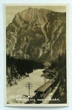 RPPC Mount Field Kicking Horse River Postcard Canadian Pacific Railway Vintage picture