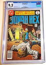 JONAH HEX #1 ~ First solo title 1977 DC Comics ~ CGC 9.2 white pages picture