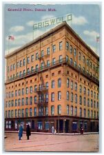 c1910's Perkins Hotel Exterior And Roadside Scene Portland OR Unposted Postcard picture