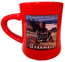 Farmall McCormick Deering Tractor Coffee Mug Red International Harvester Country picture
