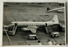 1959 4x6 B&W Photo London Airport British European Airways Viscount airplane BEA picture