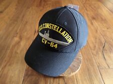 USS CONSTELLATION CV-64 NAVY SHIP HAT U.S MILITARY OFFICIAL BALL CAP U.S.A MADE  picture