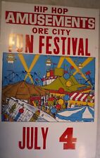CARNIVAL POSTER ORE CITY TEXAAS HIP HOP AMUSEMENTS ORE CITY FUN FESTIVAL JULY 4 picture