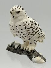 Schleich Snowy Owl Figurine White & Black 2011 Retired 14671 picture