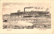 Vintage Postcard 1905 Lachine Rapids Sovereign Boat Vessel Montreal Canada picture