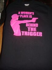 Awesome 2nd Amendment Women's Gun Rights T-Shirt, Size Medium, Great Shape NRA picture