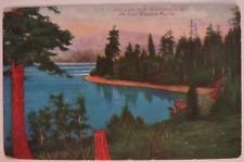 Vintage Gold Lake Blairsden California Divided Back Postcard Unposted picture