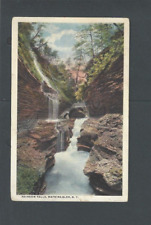 Post Card Antique 1915 Rainbow Falls Watkins Glen NY picture