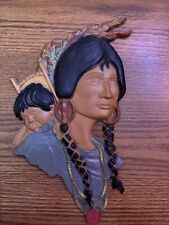 Metal Native American Indian Woman with a Child picture