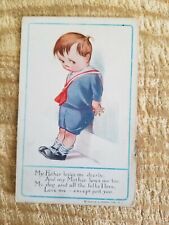 VTG CUTE VALENTINE POSTCARD BY REINTHAL & NEWMAN PUBLISHING,NY POSTED 1913*P40 picture