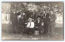 c1910's Beer Brewery Picnic Wausau Wisconsin WI RPPC Photo Antique Postcard picture