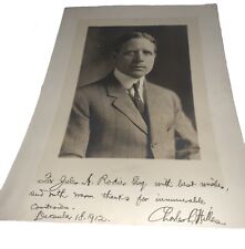Charles Hilles Rep Chairman 1912 Antique Orig Harris & Ewing Photo SilverHalides picture
