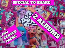 My little Pony  2 Albums + 200 Packs🔥 💜1000 S. Cards🧡 Special to Share picture