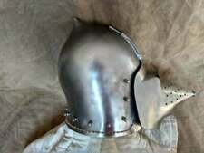 Custom SCA HNB 18 Gauge Steel Medieval Combat Pig Faced Bascinet Helmet PG038 picture