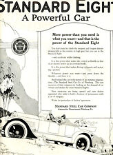 1919 Original Standard Eight Ad. More Power Than You Need. Pittsburgh. Big Page picture