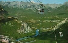 Bow Valley Canada, 1964 Banff Sulphur Mountain Gondola Lift, Vintage Postcard picture