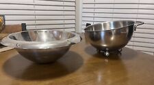 Tupperware Chef Series Stainless Steel Serving Large Mixing Bowls Set picture