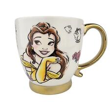 Disney Princess Belle Dream It Gold Trim Ceramic Mug picture