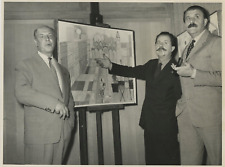 Carlo Cardazzo, Franco Gentilini et Antonio Corpora Vintage Silver Print, Anto picture