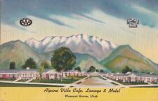 Postcard Alpine Villa Cafe Lounge & Motel Pleasant Grove UT picture