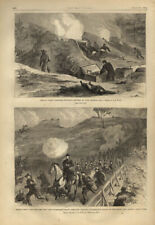 HARPER'S WEEKLY page 6/25 1864 Stevens' Battery Cold Harbor; NY 14th North Anna picture
