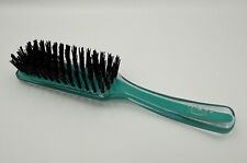 Vintage Goody Hair Brush 8” Blue Clear Plastic USA Made Nylon Bristles picture