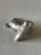 VTG Solid Nickel Micro Miniature Baby Seal Figurine  picture