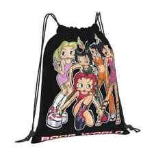 BETTY BOOP BOOP WORLD POLYESTER DRAWSTRING BAG UNISEX picture