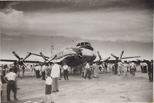 1950s CUBA CUBAN CUBANA AIRLINES PLANE HAVANA AIRPORT ORIGINAL PHOTO 151 picture